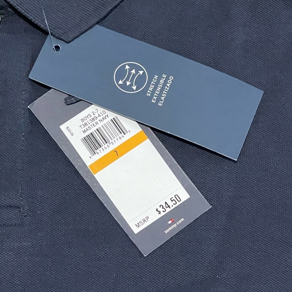 Tommy Hilfiger Boys' Short Sleeve Ivy Polo Shirt - Picture 7 of 8